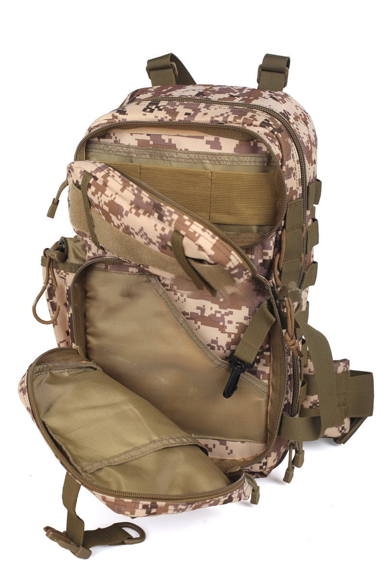 20L Tactical Gear Pack Shoulder Sling Backpack Molle Range Bag Everyday Carry Bag