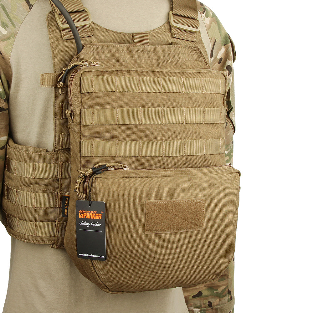 Outdoor 500D Nylon Tactical Hydration Backpack Molle System Hiking Hydration Bag Multi-function Tactical Bag
