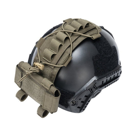 Outdoor Camouflage Accessories Customized Removable Gear Molle Tactical Helmet Pouch with Adjustable Strap
