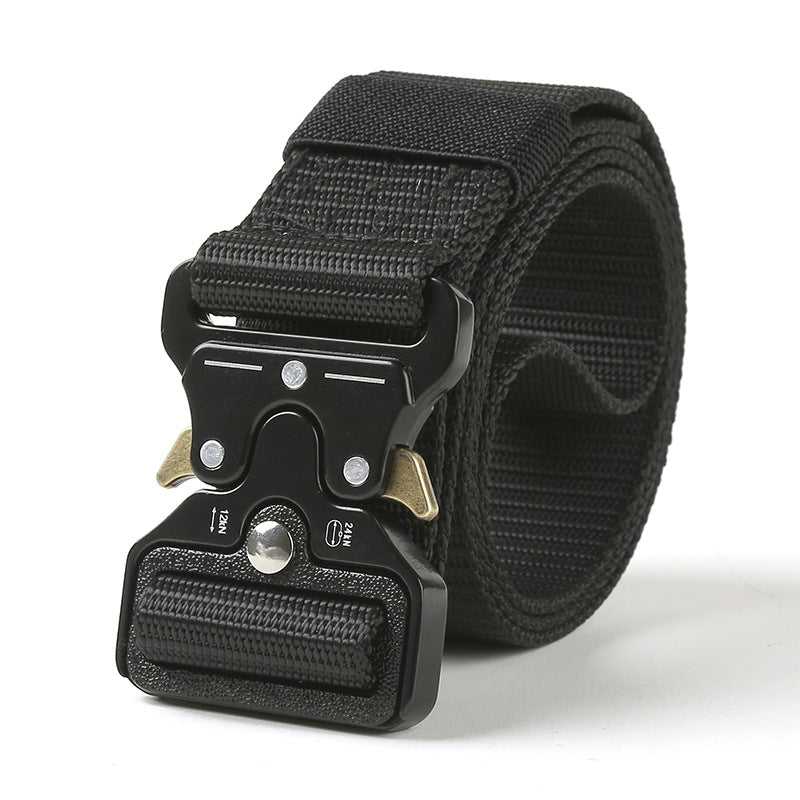 Hot Sale Hunting Men's Tactical Nylon Waist Belt with Mental Quick Release Buckle