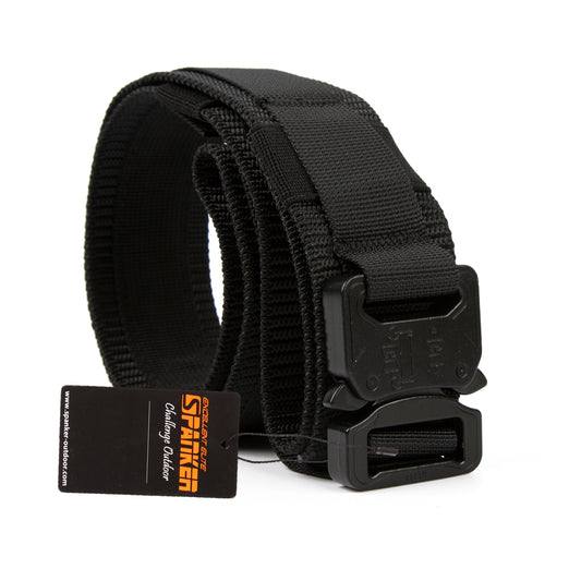 Men's 3.8cm Width Tactical Molle Waist Belt CS Equipment Universal Belts with Metal Buckle