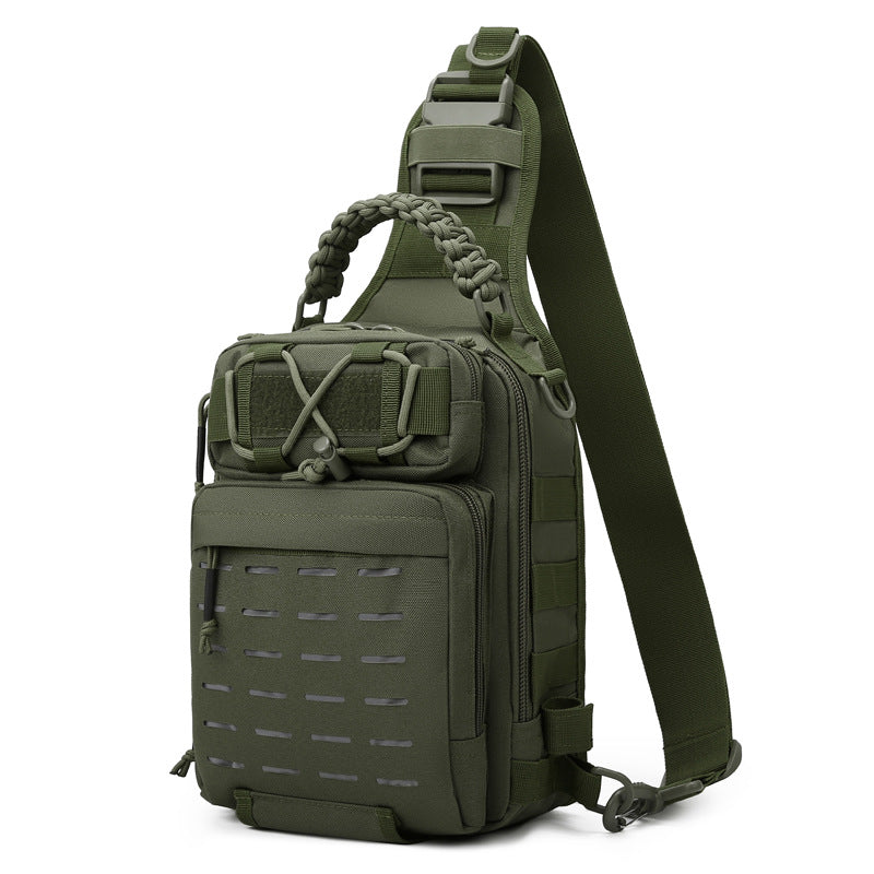 Outdoor Crossbody Bag Multifunctional Sports Fishing Bag Durable Nylon Backpack for Outside Hiking