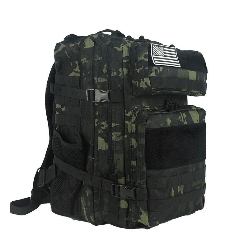 45L Large Capacity Outdoor Waterproof Bag Wear Resistant Travel Hiking Backpack