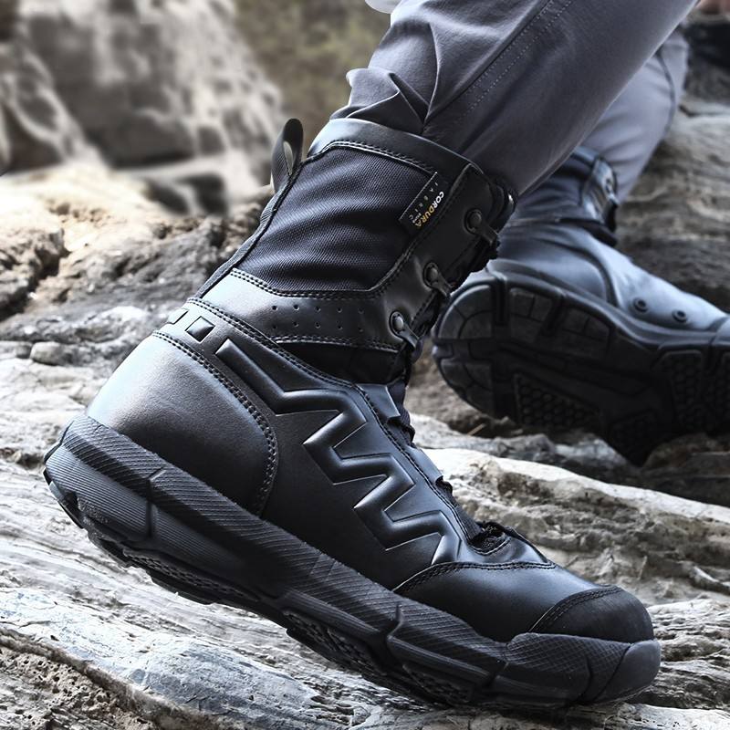 Outdoor Hiking Shoes Desert Tactical High-top Ultra-light Waterproof Non-slip Hunting Climbing Breathable Boots