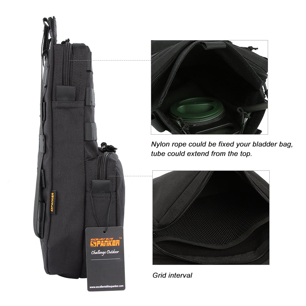 3L 500D Nylon Tactical Hydration Bag Vest Backpack Hanging Bag Water Bladder Hunting Vest Equipment Bags