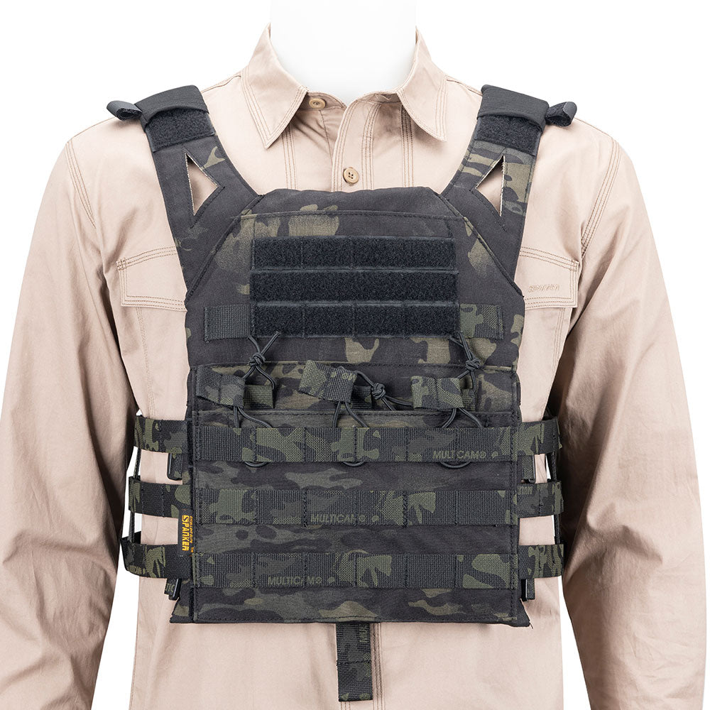 Multicam Black 500D Cordura Nylon JPC Tactical Vest Plate Carrier