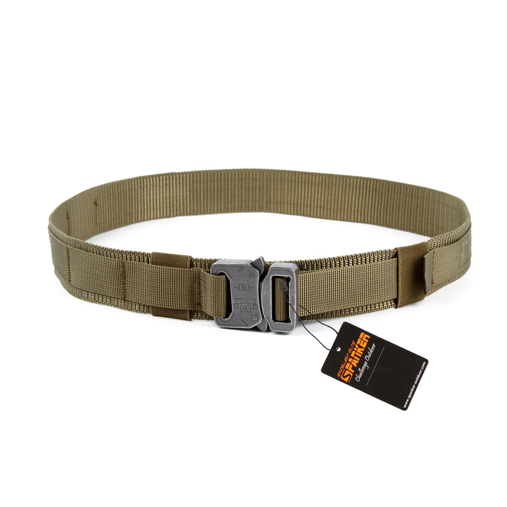 Men's 3.8cm Width Tactical Molle Waist Belt CS Equipment Universal Belts with Metal Buckle