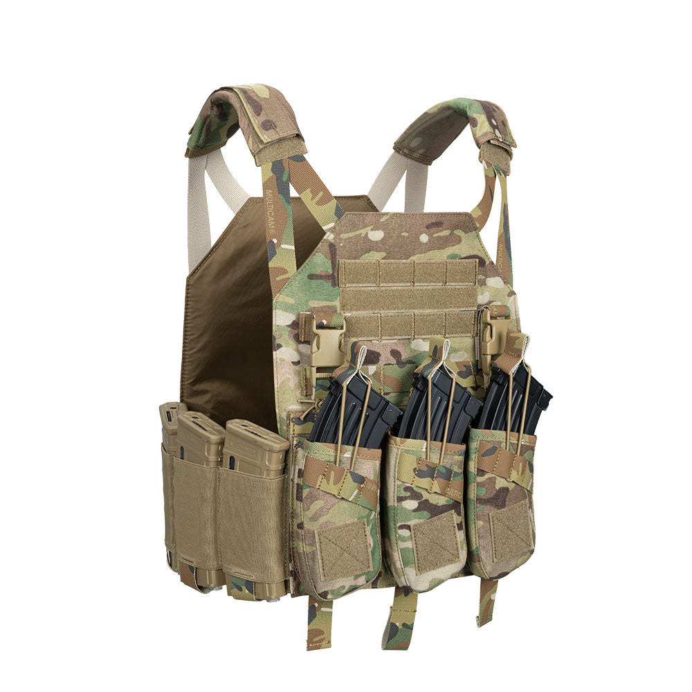 JPC Camo Tactical Vest Molle AMP Plate Carrier