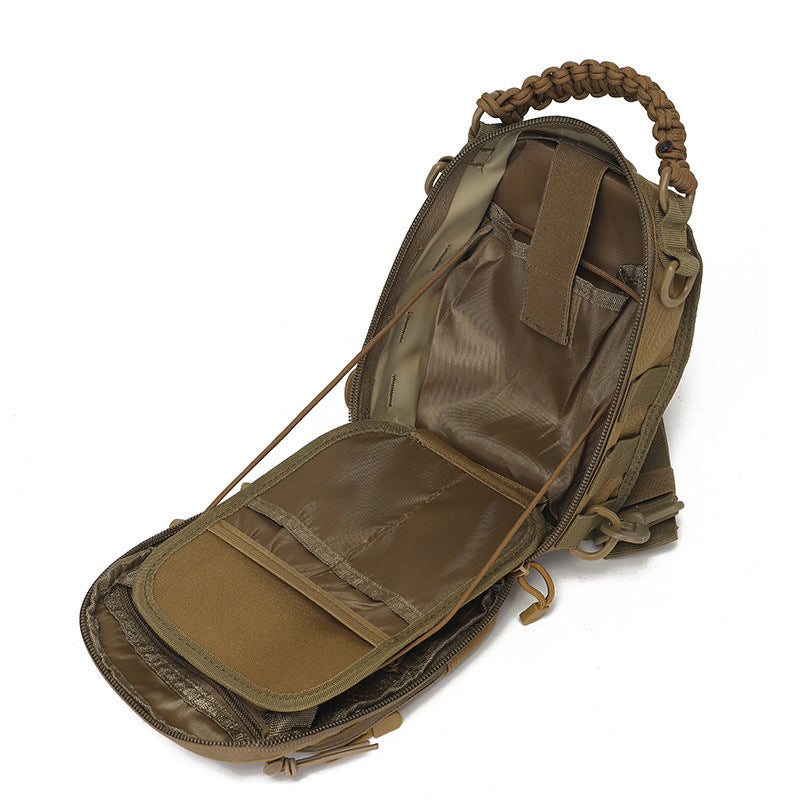 Camouflage Waterproof Molle Tactical Rig Shoulder Chest Pouch Bag