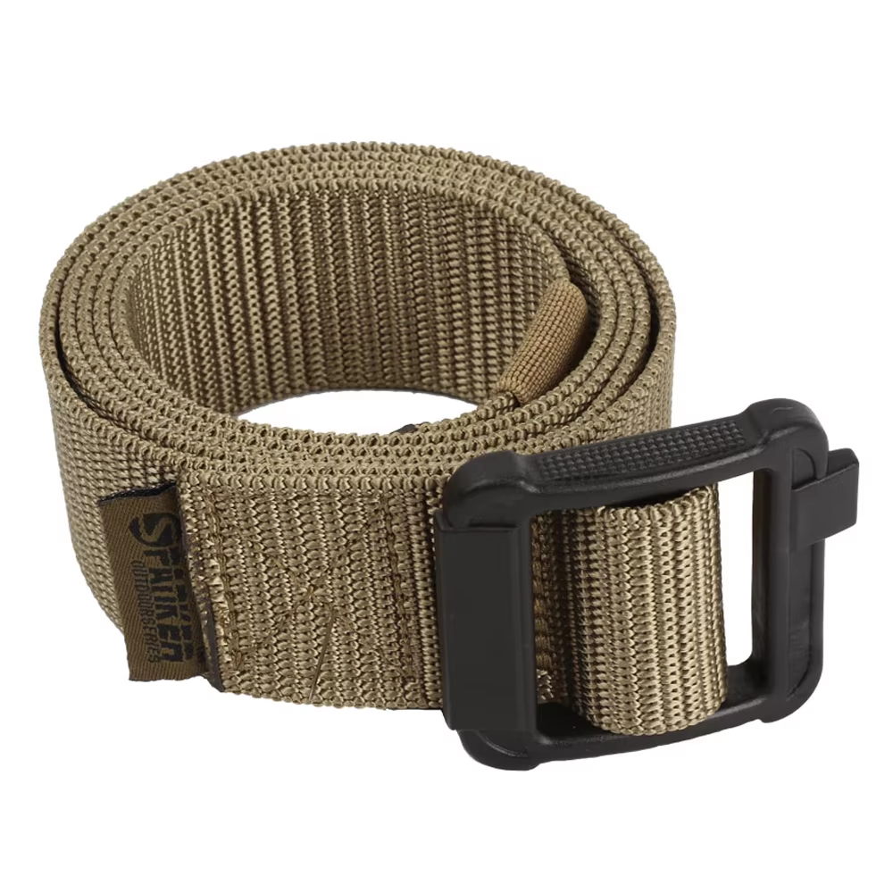 Men's Fabric Tactical Belt Hunting Hiking Sports Belt Strap Plastic Buckle Defense Duty Belts
