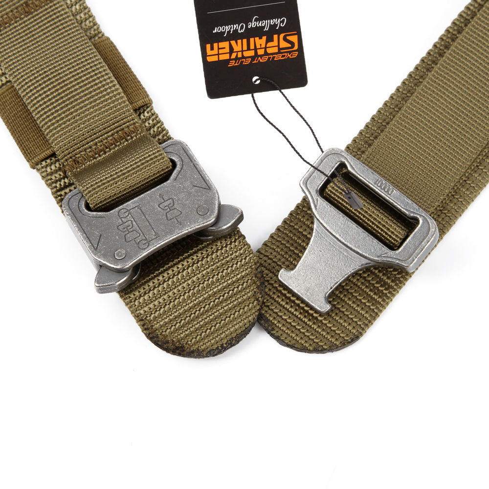 Men's 3.8cm Width Tactical Molle Waist Belt CS Equipment Universal Belts with Metal Buckle