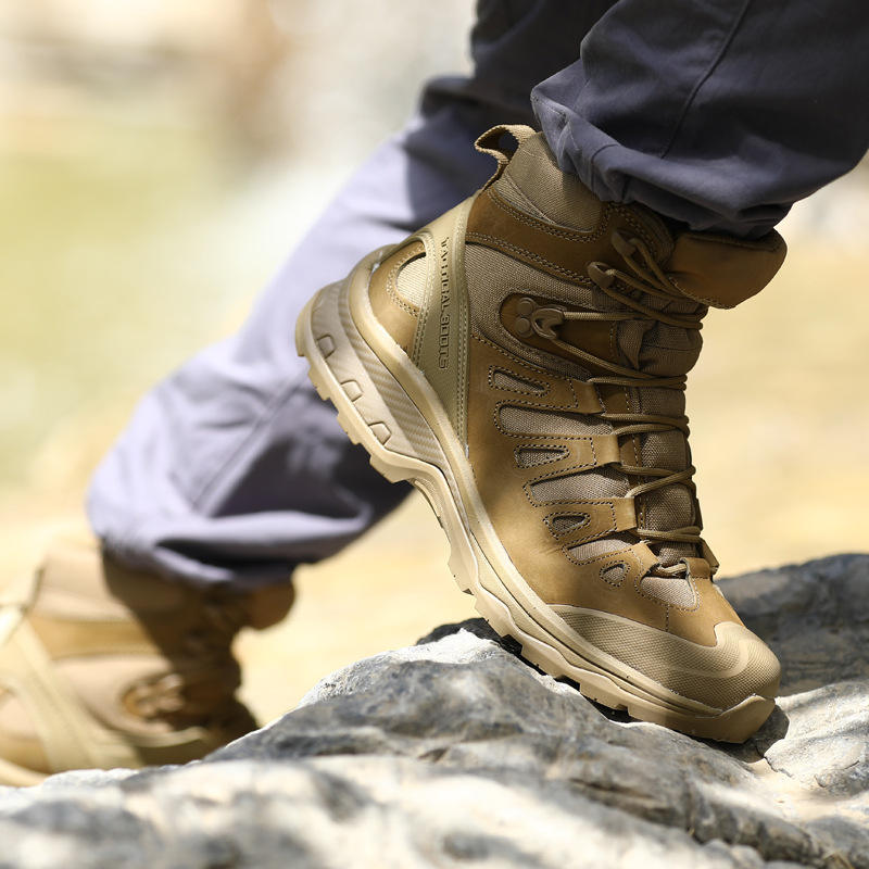 Tactical Hiking Shoes Waterproof Running Boots Outdoor Mountain Climbing Sports Sneakers Combat Shoes