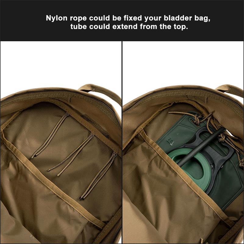 Outdoor Tactical Nylon Hiking Camping Hydration Backpack Molle Hunting Backpack Vest Accessories Bag