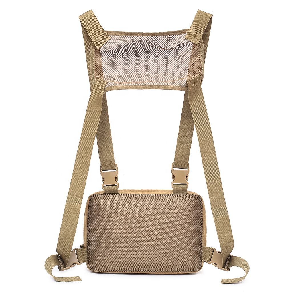Shoulder Rig Vest Tactical Waterproof Molle Messenger Chest Sling Bag