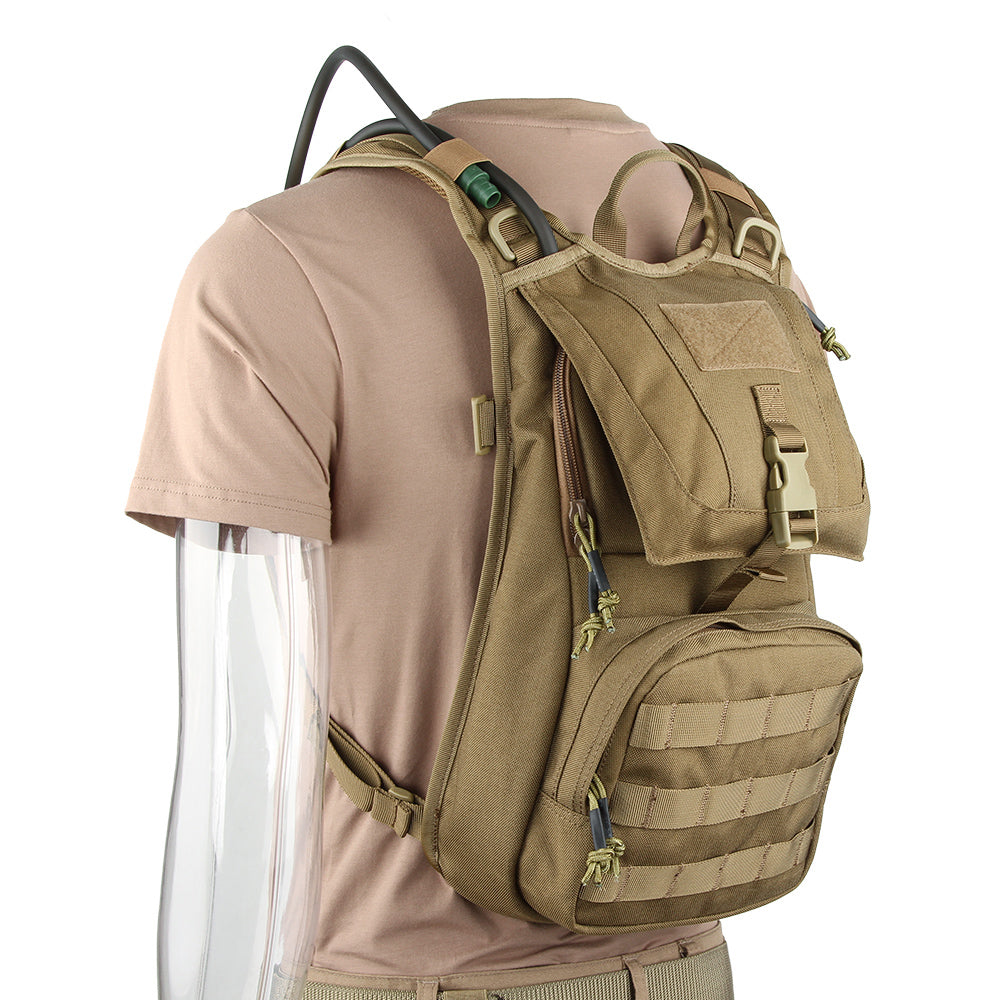 10L Nylon Fabric Lightweight Tactical Backpack Outdoor Travel Bakckpack Hydration Bag