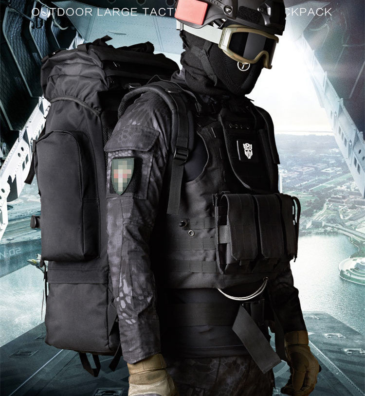 Outdoor Rucksack Oversized Tactical Mountaineering Backpack Backpack