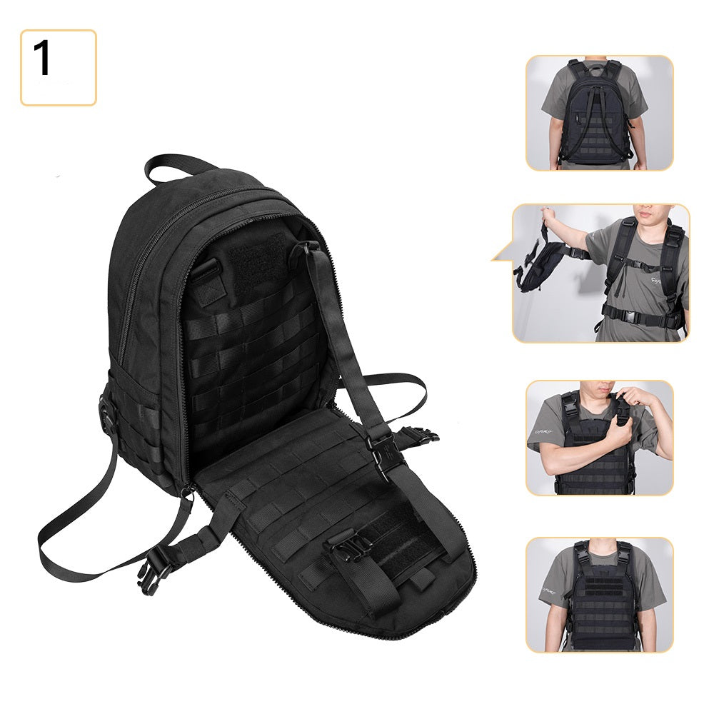 Rapid Response Concealed Plate Carrier Backpack Tactical Vest Backpack