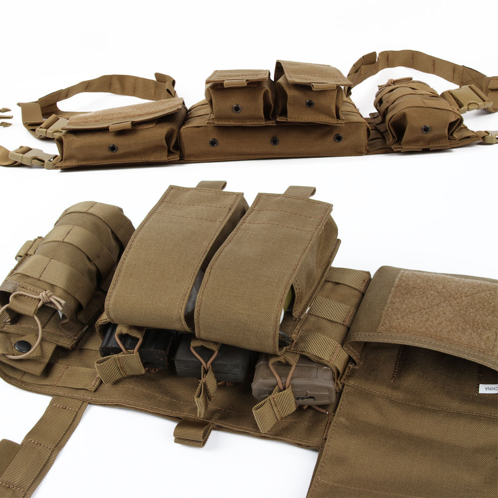 High Quality 500D Nylon Tactical Molle Chest Rig Tactical Vest for Outdoor