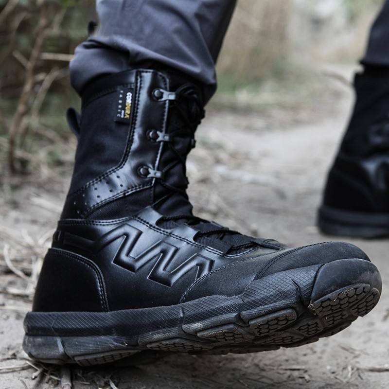Outdoor Hiking Shoes Desert Tactical High-top Ultra-light Waterproof Non-slip Hunting Climbing Breathable Boots