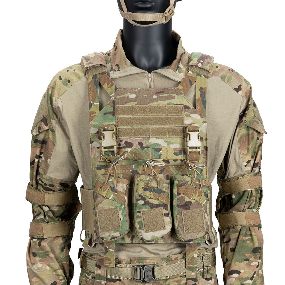 JPC Camo Tactical Vest Molle AMP Plate Carrier