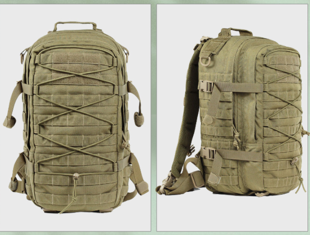30L Polyester Water-Resistant Molle Outdoor Camping EDC Essentials Lightweight Tactical Backpack