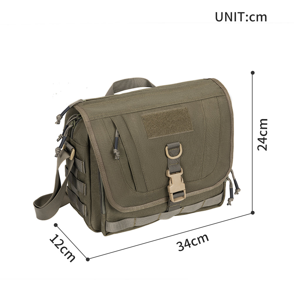 Outdoor Tactical Shoulder Bag Travel Nylon Messenger Bag Business Briefcase Laptop Bag