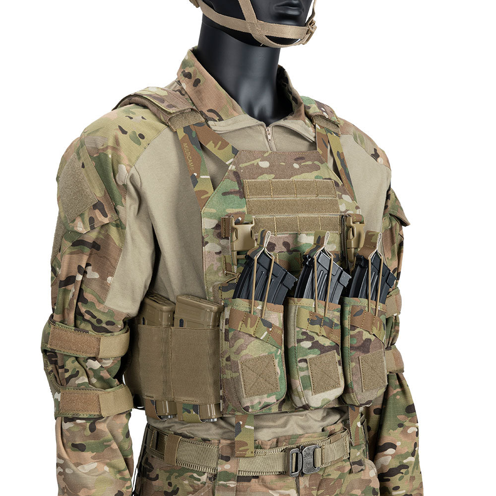 JPC Camo Tactical Vest Molle AMP Plate Carrier