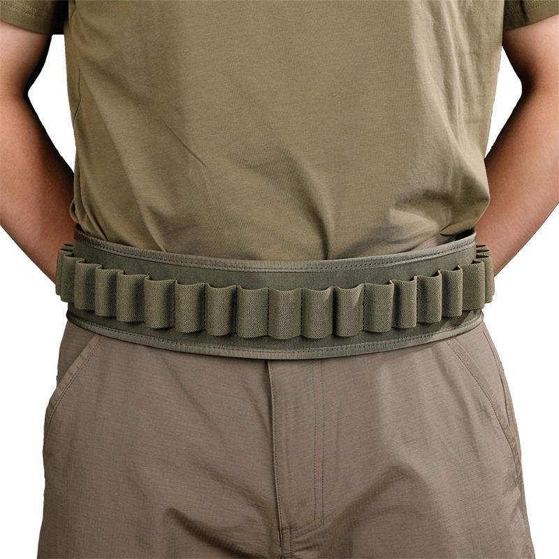 24 Rounds Shell Belt Gauge for Tactical Hunting Ammo Holder