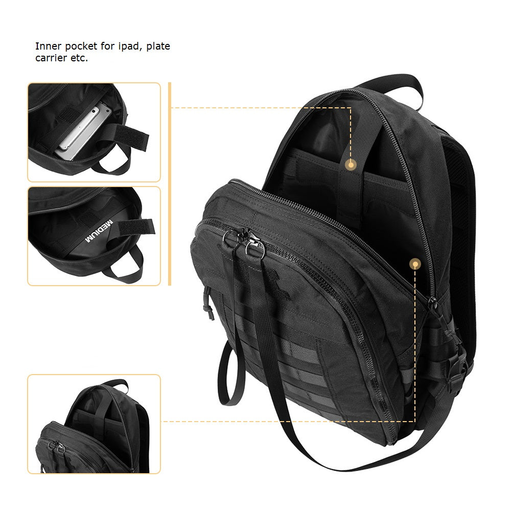 Rapid Response Concealed Plate Carrier Backpack Tactical Vest Backpack