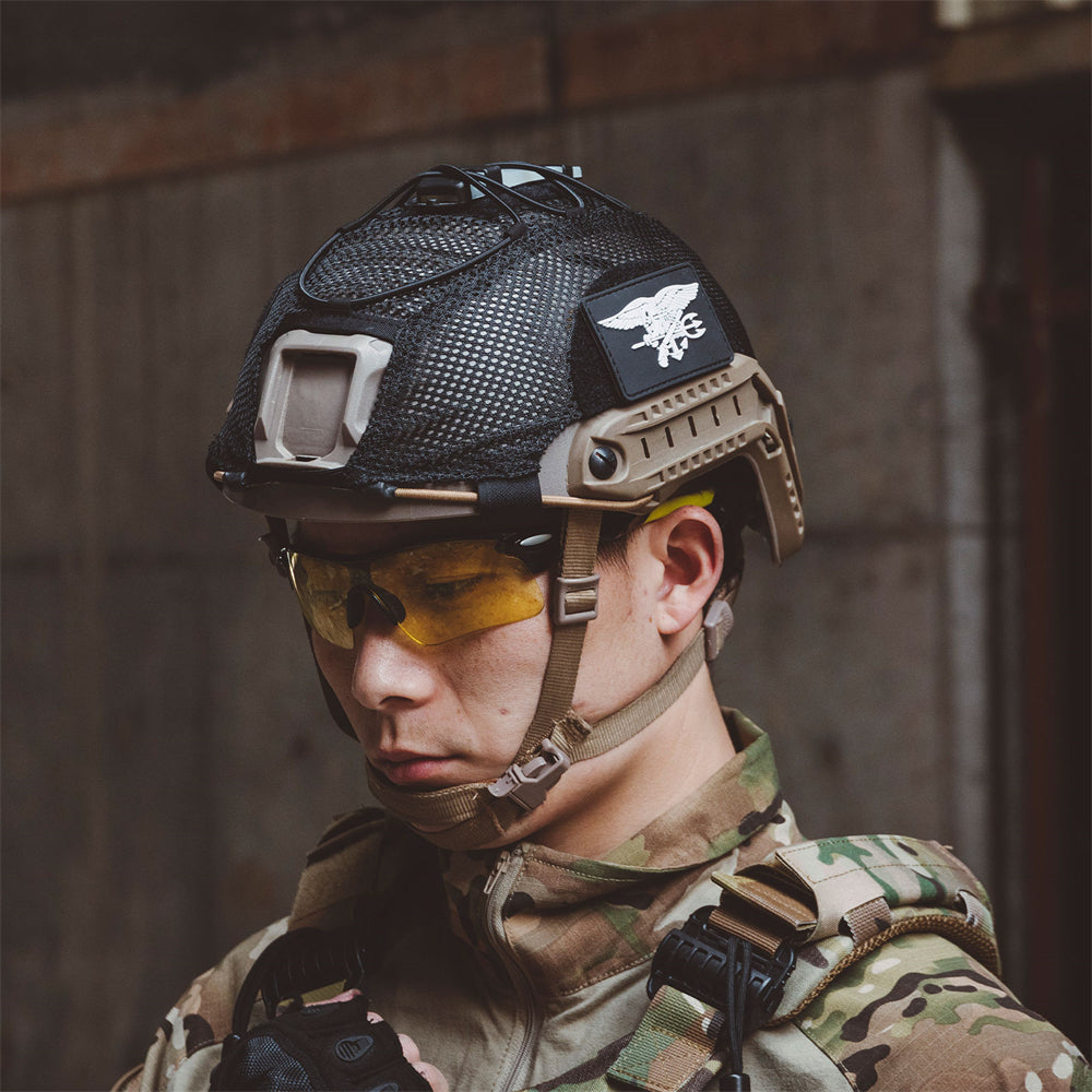Tactical Helmet Accessories Cover Nylon Mesh Cloth Fast Helmet Cover