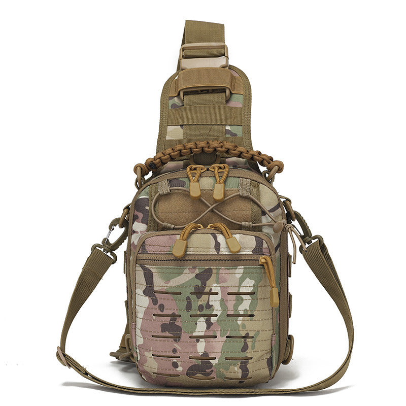 Camouflage Waterproof Molle Tactical Rig Shoulder Chest Pouch Bag