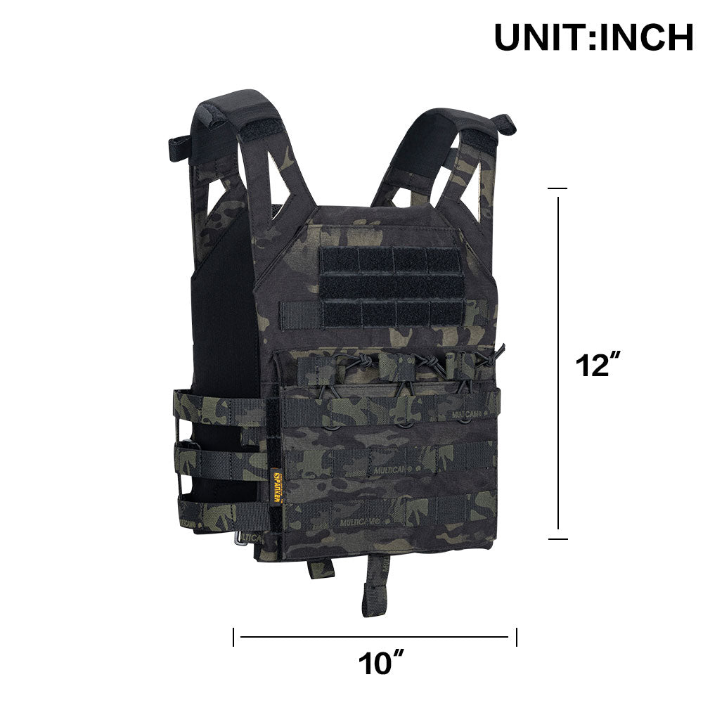 Multicam Black 500D Cordura Nylon JPC Tactical Vest Plate Carrier