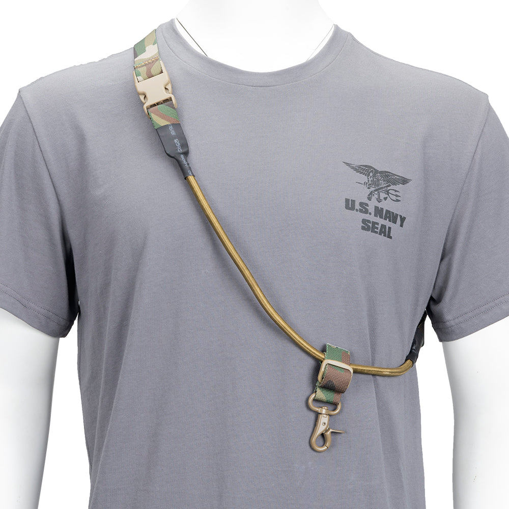 Fronter Tactical Hunting Sling Bungee Single 1 Point Strap Belt
