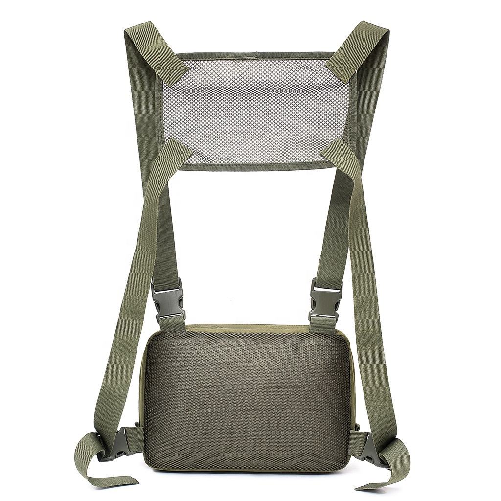 Shoulder Rig Vest Tactical Waterproof Molle Messenger Chest Sling Bag